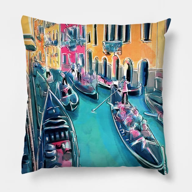 Venice Pillow by Lyara Costa