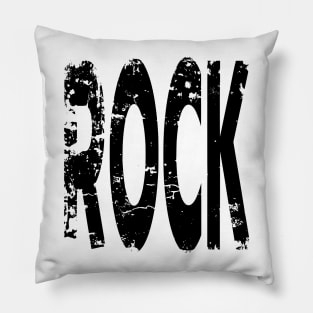 ROCK Distressed Pillow