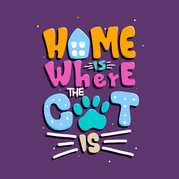 Home Is Where The Cat Is by Artizto