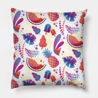 Summer Fruit Cocktail Pillow