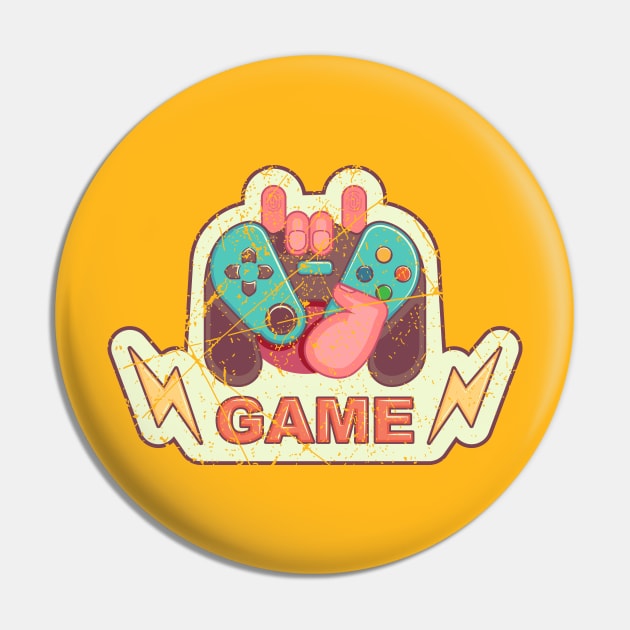 Game Logo Pin by Mandra