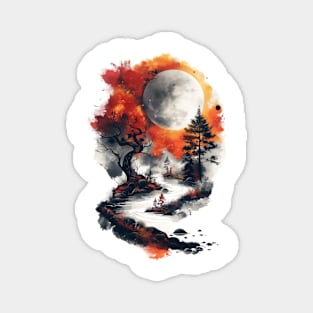 Mystical Landscape Magnet