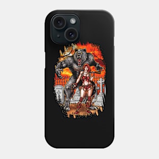 Big Bad Wolf and Red Riding Hood Phone Case