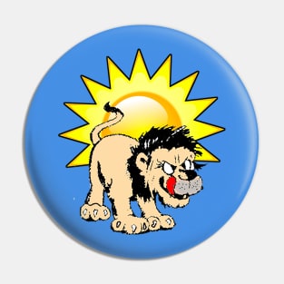 lion with out tongue Pin