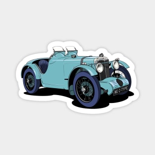 MG C-Type vintage car Magnet