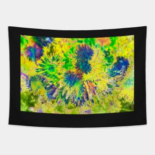 Dandelion blossom, abstract, macro shot, dandelion, flower Tapestry