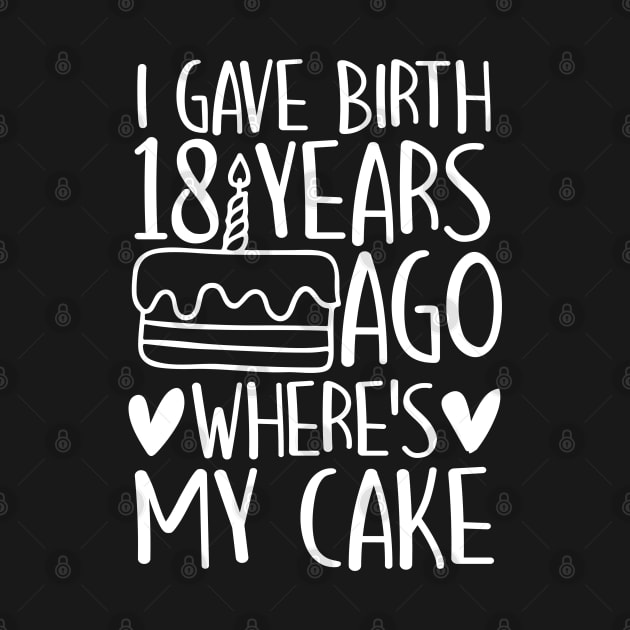 I Gave Birth 18 Years Ago Where's My Cake by AngelBeez29