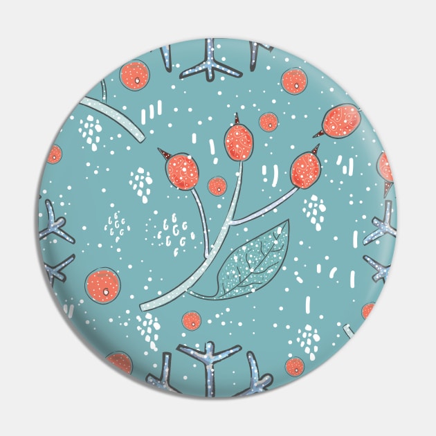 Winter Pin by Kristina Stellar Scandinavian Land