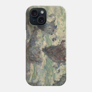 Storm on the sides of Belle-Ile by Claude Monet Phone Case