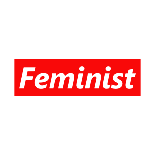 Feminist Design (Red - White) T-Shirt