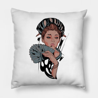 Kimono Geisha Pillow