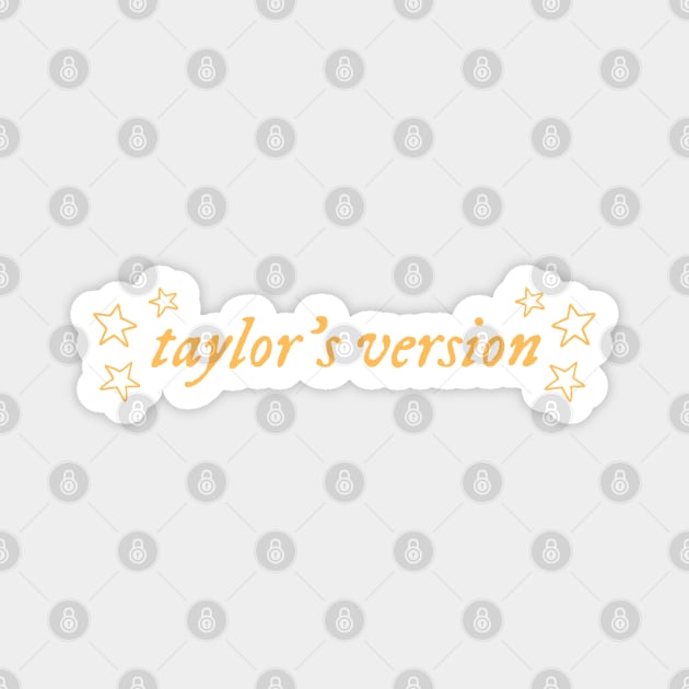 Taylors Version Red Album Magnet by heyvisuals