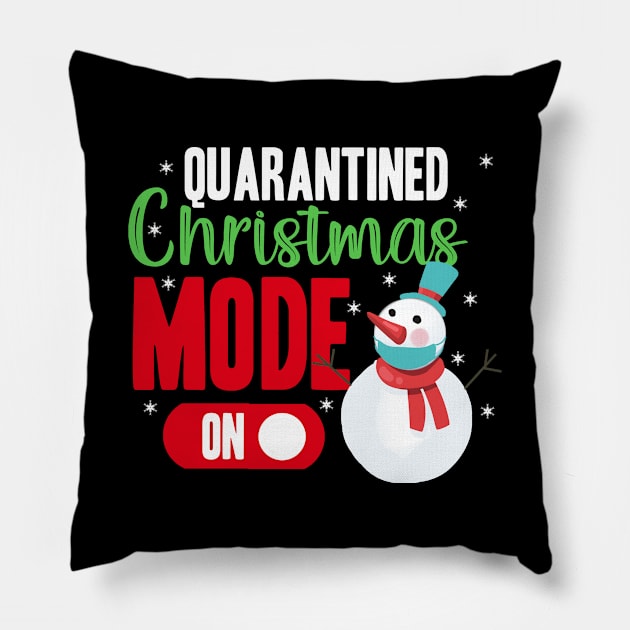 Quarantine Christmas Pillow by BethTheKilljoy