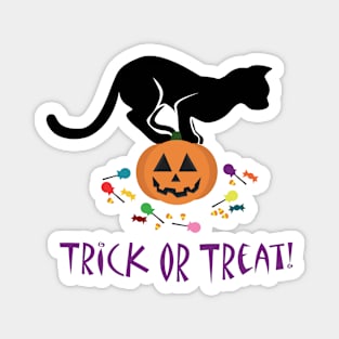 Trick or Treat Kitty Magnet