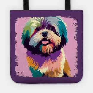 Lhasa Apso Pop Art - Dog Lover Gifts Tote