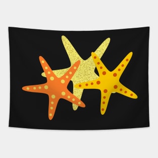 Starfish at the beach Tapestry