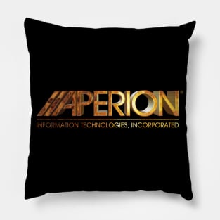 Aperion - Gold with Extrusion - Full Company Name Pillow