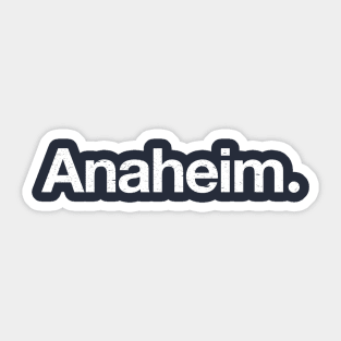 Anaheim Ducks and LA Anaheim Angels Vinyl Decal / Sticker 5 Sizes!!!