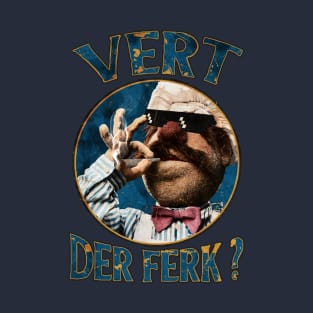 vert der ferk Retro T-Shirt