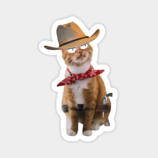 Cowboy cat Magnet