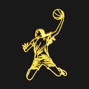 basketball girl, neon light T-Shirt