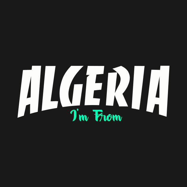 I'm from Algeria by lounesartdessin