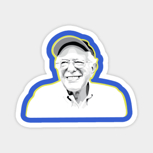 Smiling Bernie Sanders Magnet