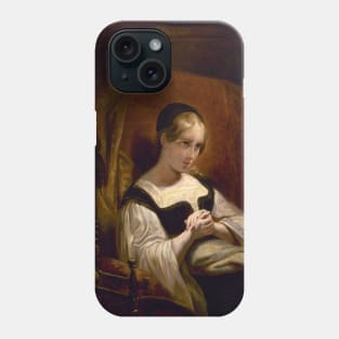 Marguerite au Rouet by Ary Scheffer Phone Case