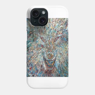 WOLF - OIL PORTRAIT Phone Case