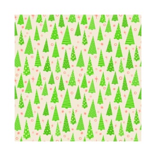 Christmas tree pattern mask T-Shirt