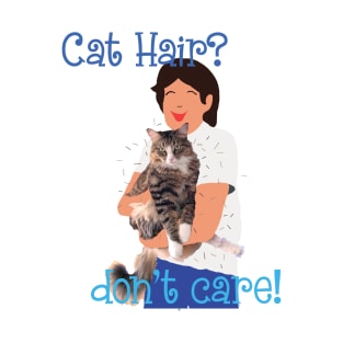 Cat Sparkles are the BEST outfit accessory Cat Hair? who cares! T-Shirt