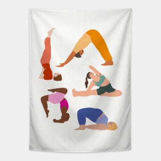 Rainbow Yogis Tapestry