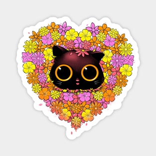 Spring Cat Lover Magnet