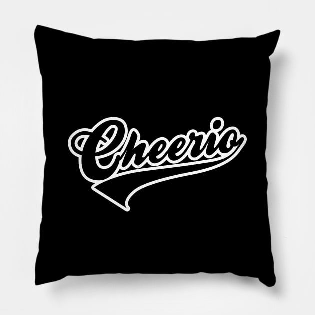 Cheerio Pillow by tinybiscuits
