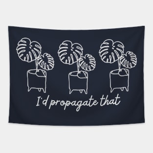 Monstera Houseplant Propagation Tapestry