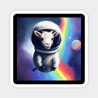 Baby Space Goat Magnet