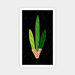 Lulav Black Print Magnet