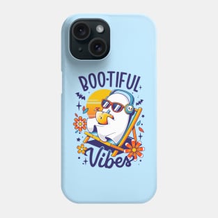 Ghostly Summer Vibes - Spooky Ghost Phone Case