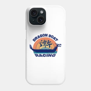 Dragon Boat Paddling Retro Look Phone Case