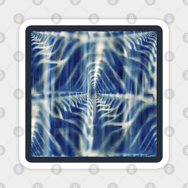 Shibori Inspired Magnet by RoxanneG