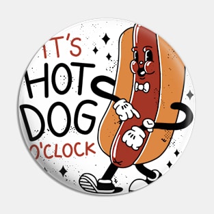 hot-dog-cartoon Pin