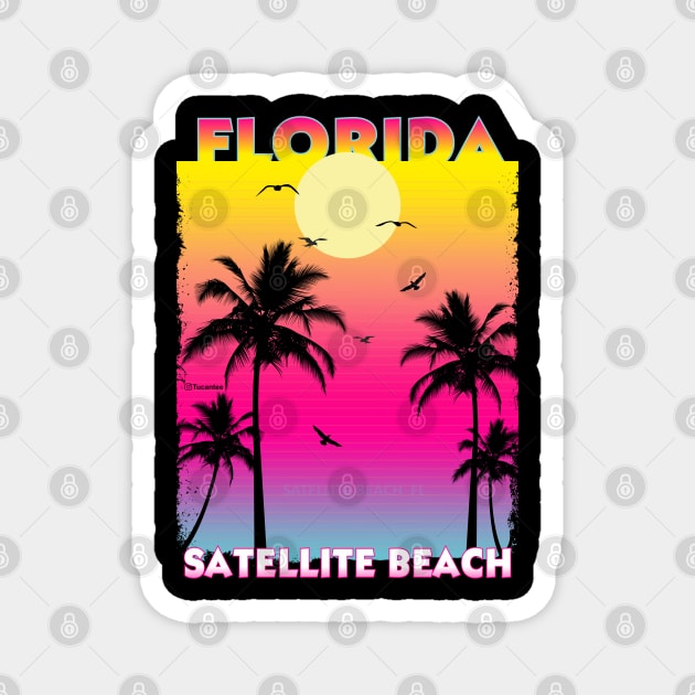 Satellite Beach Florida Fl Magnet by SunsetParadise