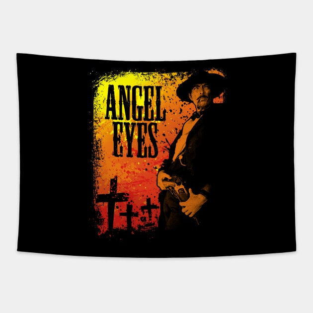 Angel Eyes Tapestry by dustbrain