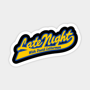 Late Night With David Letterman Magnet