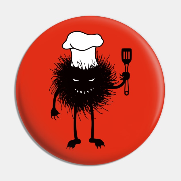 Evil Bug Chef Pin by Boriana Giormova