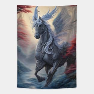 fantasy unicorn Tapestry