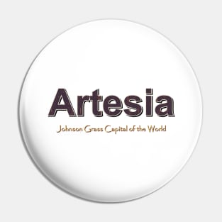 Artesia Grunge Text Pin