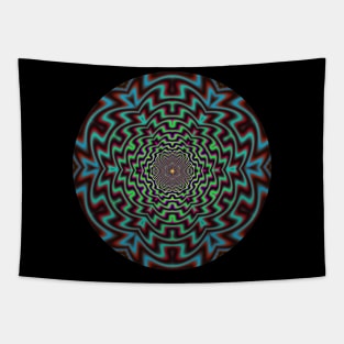 Aztec Flower Tapestry