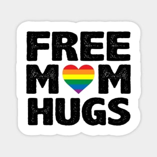 Free Mom Hugs Pride Magnet