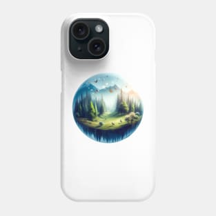 Nature View in Globe Phone Case